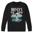 thumbnail image 1 of Disney - Mickey & Friends - Mickey's Surf Club - Miami Retro Colors - Men's Crew Neck Fleece Pullover, 1 of 5