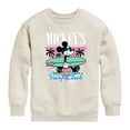 thumbnail image 1 of Disney - Mickey & Friends - Mickey's Surf Club - Miami Retro Colors - Toddler And Youth Crewneck Fleece Sweatshirt, 1 of 5
