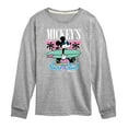 thumbnail image 1 of Disney - Mickey & Friends - Mickey's Surf Club - Miami Retro Colors - Toddler And Youth Long Sleeve Graphic T-Shirt, 1 of 5
