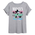 thumbnail image 1 of Disney - Mickey & Friends - Mickey's Surf Club - Miami Retro Colors - Women's Oversized T-Shirt, 1 of 5