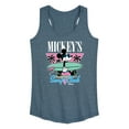 thumbnail image 1 of Disney - Mickey & Friends - Mickey's Surf Club - Miami Retro Colors - Women's Racerback Tank Top, 1 of 5