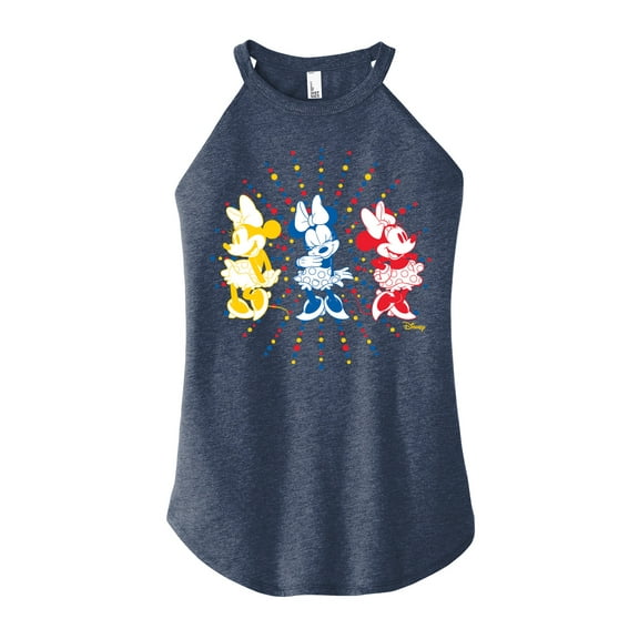 Disney - Mickey & Friends - Minnie - All Smiles - Juniors High Neck Tank Top