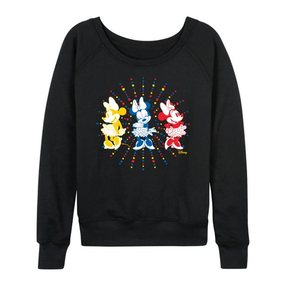 Disney - Mickey & Friends - Minnie - All Smiles - Women's Lightweight French Terry Long Sleeve Shirt