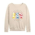 thumbnail image 1 of Disney - Mickey & Friends - Minnie - All Smiles - Women's Lightweight French Terry Long Sleeve Shirt, 1 of 5