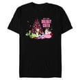 thumbnail image 1 of Disney Mickey & Friends Minnie & Daisy Holiday Cheer - Short Sleeve Blended T-Shirt for Adults - Customized-Black, 1 of 5