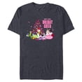 thumbnail image 1 of Disney Mickey & Friends Minnie & Daisy Holiday Cheer - Short Sleeve Blended T-Shirt for Adults - Customized-Navy Heather, 1 of 5