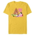 thumbnail image 1 of Disney Mickey & Friends Minnie & Daisy Holiday Cheer - Short Sleeve Blended T-Shirt for Adults - Customized-Yellow, 1 of 5