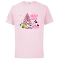 thumbnail image 1 of Disney Mickey & Friends Minnie & Daisy Holiday Cheer - Short Sleeve Cotton T-Shirt for Adults - Customized-Soft Pink, 1 of 5