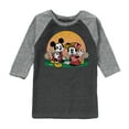 thumbnail image 1 of Disney - Mickey & Friends - Minnie & Mickey Enjoy the Sunset - Toddler And Youth Raglan Graphic T-Shirt, 1 of 1