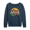 thumbnail image 1 of Disney - Mickey & Friends - Minnie & Mickey Enjoy the Sunset - Women's Lightweight French Terry Long Sleeve Shirt, 1 of 5