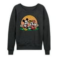 thumbnail image 1 of Disney - Mickey & Friends - Minnie & Mickey Enjoy the Sunset - Women's Lightweight French Terry Long Sleeve Shirt, 1 of 5