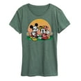 thumbnail image 1 of Disney - Mickey & Friends - Minnie & Mickey Enjoy the Sunset - Women's Short Sleeve Graphic T-Shirt, 1 of 5