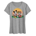 thumbnail image 1 of Disney - Mickey & Friends - Minnie & Mickey Enjoy the Sunset - Women's Short Sleeve Graphic T-Shirt, 1 of 5