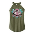 thumbnail image 1 of Disney - Mickey & Friends - Minnie & Mickey Skater - Retro Style - Juniors High Neck Tank Top, 1 of 5