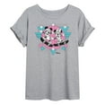 thumbnail image 1 of Disney - Mickey & Friends - Minnie & Mickey Skater - Retro Style - Women's Oversized T-Shirt, 1 of 5