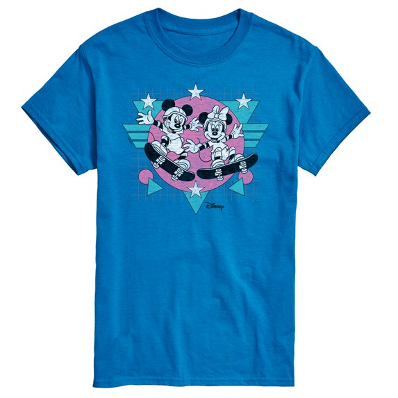 Disney - Mickey & Friends - Minnie & Mickey Skater - Retro Style - Men's Short Sleeve Graphic T-Shirt