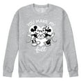 thumbnail image 1 of Disney - Mickey & Friends - Minnie & Mickey - You Make My Heart Full - Men's Crew Neck Fleece Pullover, 1 of 5
