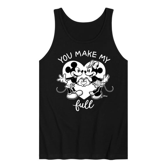 Disney - Mickey & Friends - Minnie & Mickey - You Make My Heart Full - Men's Jersey Tank Top