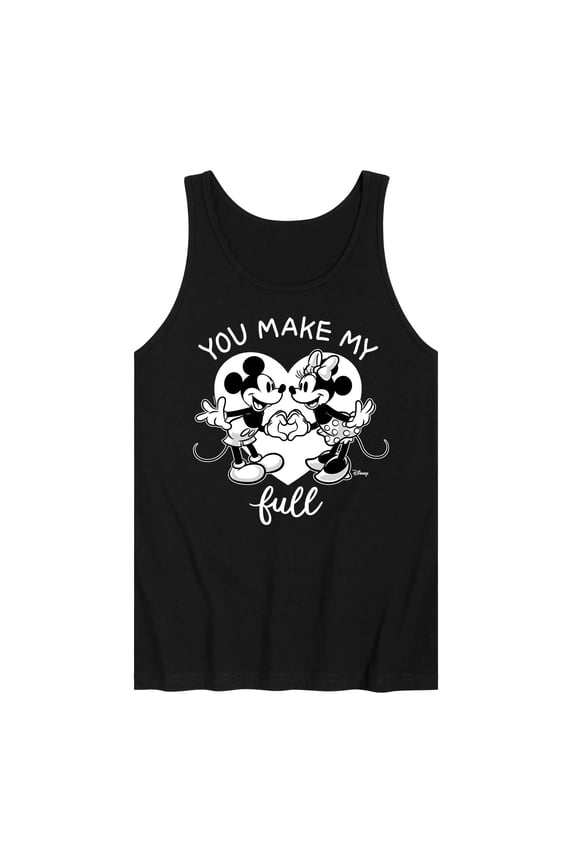 - Mickey & Friends - Minnie & Mickey - You Make My Heart Full - Men's Jersey Tank Top