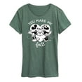 thumbnail image 1 of Disney - Mickey & Friends - Minnie & Mickey - You Make My Heart Full - Women's Short Sleeve Graphic T-Shirt, 1 of 5