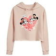 thumbnail image 1 of Disney - Mickey & Friends - Minnie & Mickey in Paris - Amore Venice - Bellissimo - Juniors Cropped Pullover Hoodie, 1 of 5