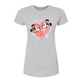 thumbnail image 1 of Disney - Mickey & Friends - Minnie & Mickey in Paris - Amore Venice - Bellissimo - Juniors Fitted Graphic T-Shirt, 1 of 5