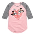 thumbnail image 1 of Disney - Mickey & Friends - Minnie & Mickey in Paris - Amore Venice - Bellissimo - Toddler And Youth Girls Raglan Graphic T-Shirt, 1 of 5