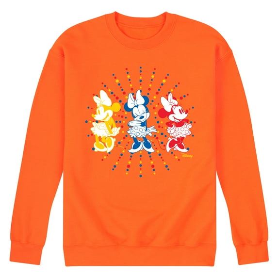 Disney - Mickey & Friends - Minnie Mouse - All Smiles - Men's Crew Neck Fleece Pullover