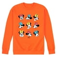 thumbnail image 1 of Disney - Mickey & Friends - Minnie Mouse - All the Expressions of Minnie - Men's Crew Neck Fleece Pullover, 1 of 6