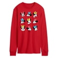 thumbnail image 1 of Disney - Mickey & Friends - Minnie Mouse - All the Expressions of Minnie - Men's Long Sleeve T-Shirt, 1 of 4
