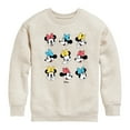 thumbnail image 1 of Disney - Mickey & Friends - Minnie Mouse - All the Expressions of Minnie - Toddler And Youth Crewneck Fleece Sweatshirt, 1 of 5