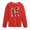 thumbnail image 1 of Disney - Mickey & Friends - Minnie Mouse - All the Expressions of Minnie - Toddler And Youth Long Sleeve Graphic T-Shirt, 1 of 5