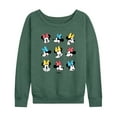 thumbnail image 1 of Disney - Mickey & Friends - All the Expressions of Minnie Mouse- Women's Lightweight French Terry Long Sleeve Shirt, 1 of 5