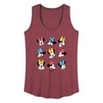 thumbnail image 1 of Disney - Mickey & Friends - Minnie Mouse - All the Expressions of Minnie - Women's Racerback Tank Top, 1 of 5
