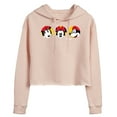 thumbnail image 1 of Disney - Mickey & Friends - Minnie Mouse - All the Faces of Minnie - Juniors Cropped Pullover Hoodie, 1 of 5