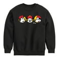 thumbnail image 1 of Disney - Mickey & Friends - Minnie Mouse - All the Faces of Minnie - Toddler And Youth Crewneck Fleece Sweatshirt, 1 of 5