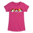 thumbnail image 1 of Disney - Mickey & Friends - Minnie Mouse - All the Faces of Minnie - Toddler And Youth Girls Short Sleeve Graphic T-Shirt, 1 of 5