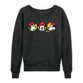 thumbnail image 1 of Disney - Mickey & Friends - Minnie Mouse - All the Faces of Minnie - Women's Lightweight French Terry Long Sleeve Shirt, 1 of 5