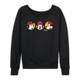 thumbnail image 1 of Disney - Mickey & Friends - Minnie Mouse - All the Faces of Minnie - Women's Lightweight French Terry Long Sleeve Shirt, 1 of 5