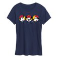 thumbnail image 1 of Disney - Mickey & Friends - Minnie Mouse - All the Faces of Minnie - Women's Short Sleeve Graphic T-Shirt, 1 of 5