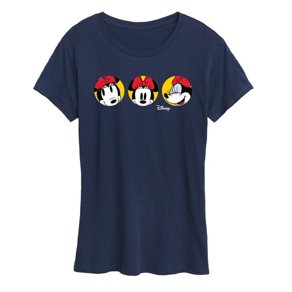 Disney - Mickey & Friends - Minnie Mouse - All the Faces of Minnie - Women's Short Sleeve Graphic T-Shirt