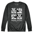 thumbnail image 1 of Disney - Mickey & Friends - Minnie Mouse - Black & White Photo Grid - Men's Crew Neck Fleece Pullover, 1 of 5