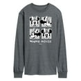 thumbnail image 1 of Disney - Mickey & Friends - Minnie Mouse - Black & White Photo Grid - Men's Long Sleeve T-Shirt, 1 of 5