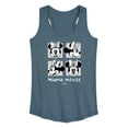thumbnail image 1 of Disney - Mickey & Friends - Minnie Mouse - Black & White Photo Grid - Women's Racerback Tank Top, 1 of 5