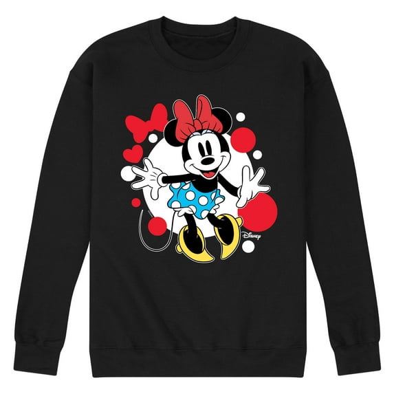 Disney - Mickey & Friends - Minnie Mouse - Classic Minnie - Men's Crew Neck Fleece Pullover
