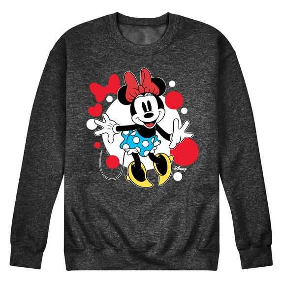 Disney - Mickey & Friends - Minnie Mouse - Classic Minnie - Men's Crew Neck Fleece Pullover