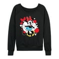 thumbnail image 1 of Disney - Mickey & Friends - Minnie Mouse - Classic Minnie - Women's Lightweight French Terry Long Sleeve Shirt, 1 of 5