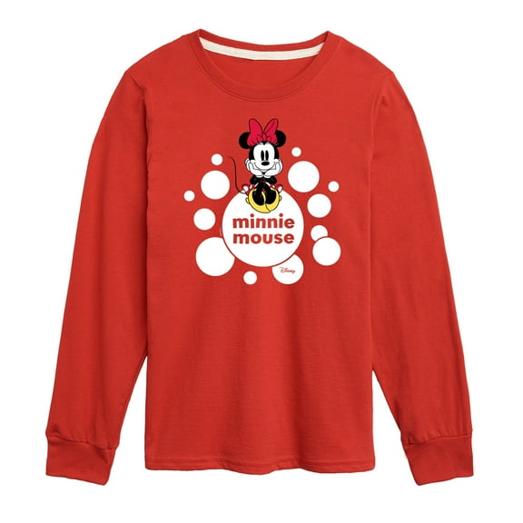 Disney - Mickey & Friends - Minnie Mouse - Classic - Toddler And Youth Long Sleeve Graphic T-Shirt
