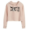 thumbnail image 1 of Disney - Mickey & Friends - Minnie Mouse - Classic and Simple - Juniors Cropped Pullover Hoodie, 1 of 5
