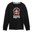 thumbnail image 1 of Disney - Mickey & Friends - Minnie Mouse - Do What Makes You Happy - Toddler And Youth Long Sleeve Graphic T-Shirt, 1 of 5